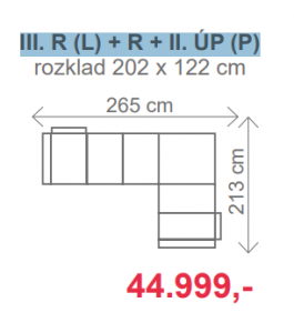 III. R (L) + R + II. ÚP (P)