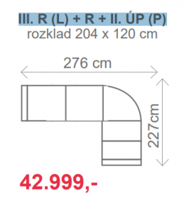 III. R (L) + R + II. ÚP (P)