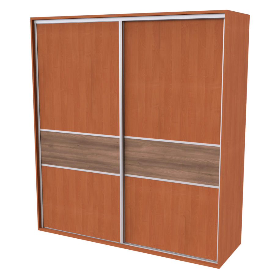 flexi 2 šatní skříň dveře dělené ltd, 180/200/220 x 220/240cm Šířka: 200cm, výška: 240cm