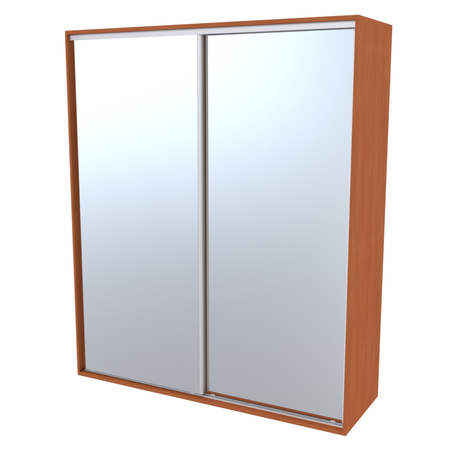 flexi 2 šatní skříň 2x zrcadlo, 180/200/220 x 220/240cm Šířka: 200cm, výška: 240cm