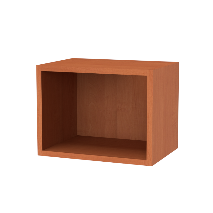 cube 6 horní závěsná skříňka otevřená, 40x30cm