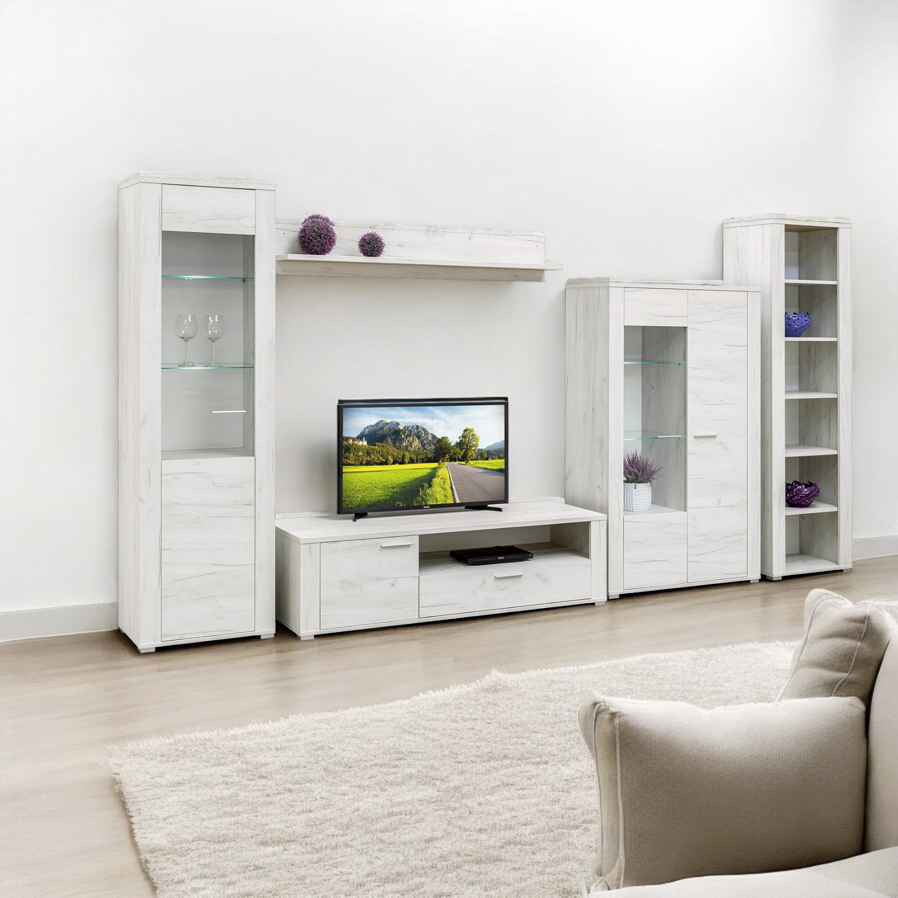 adel 2 spodní tv skříňka, 160x52x45cm adel 2 spodní tv skříňka, 160x52x45cm
