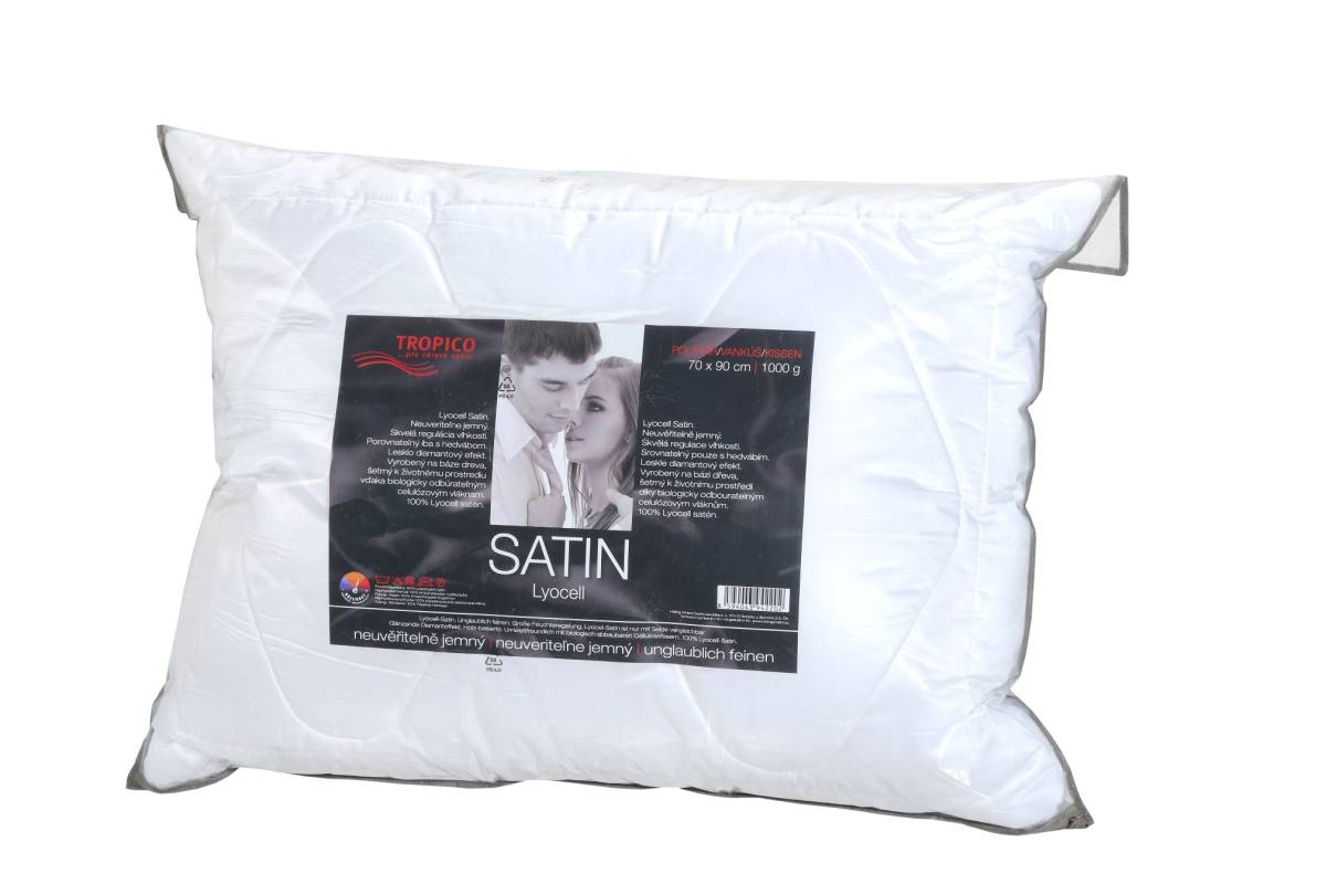 polštář lyocell satin (duté vlákno) polštář lyocell satin (duté vlákno)