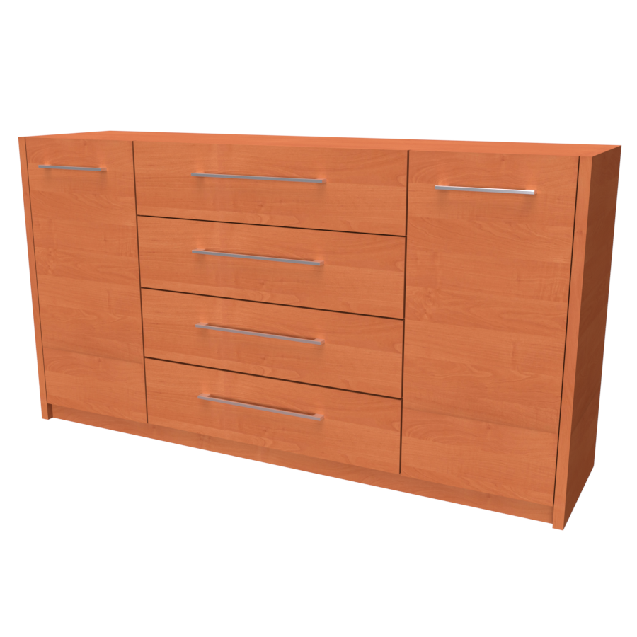 mia 3 komoda, 140 až 170cm × 86 × 40cm Šířka: 160cm