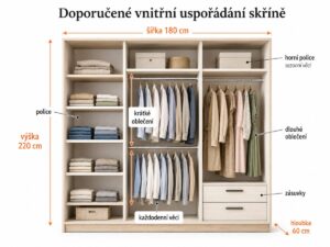 vnitrni usporadani skrine