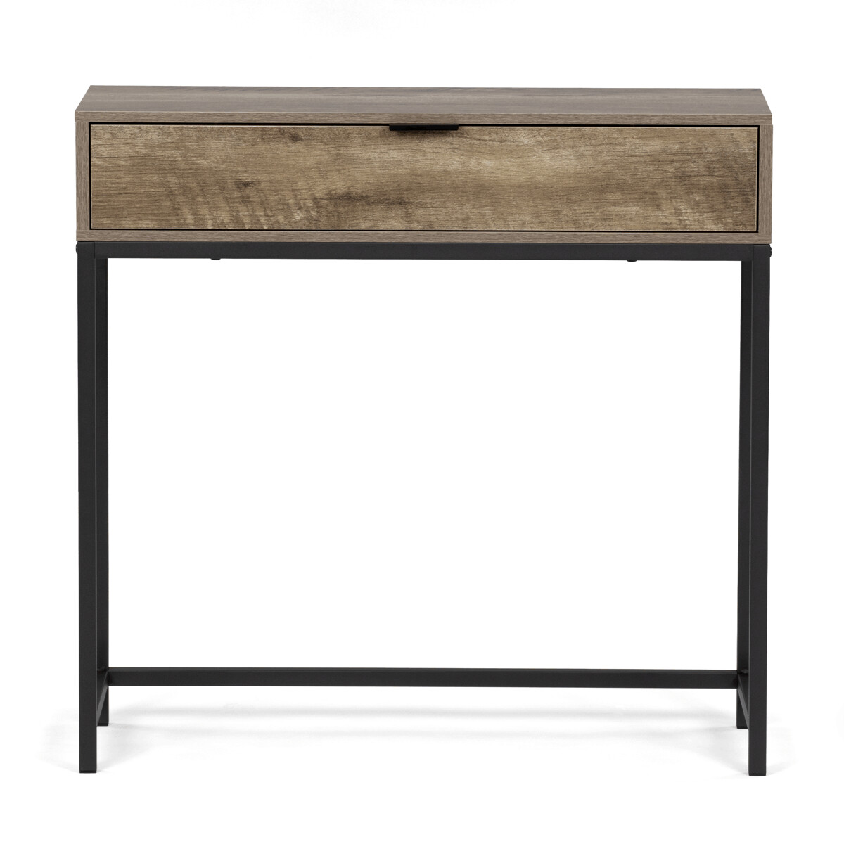 EEC637818F69A86AF4950A826F4D09B09A36B9A4-1-pxl Odkládací stolek 80x28x77cm, mdf, šedý dub - Obrázek 3